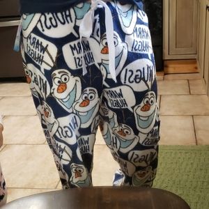 Frozen Olaf Fleece Sleep Pants